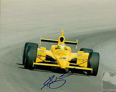 Auotgraphed Tomas Scheckter - Formula One Racing Photo - Autographs 