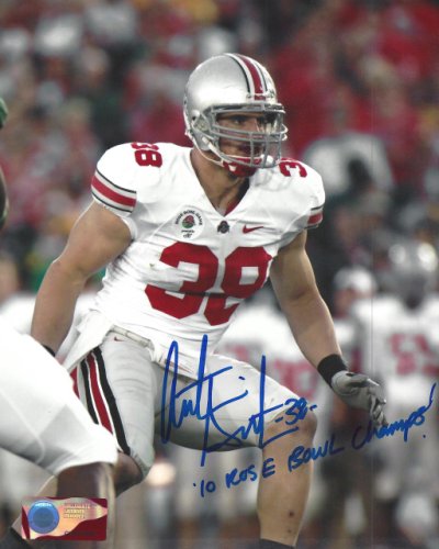 Austin Spitler OSU 8-1 8x10 Autographed Signed Photo - Certified Authentic