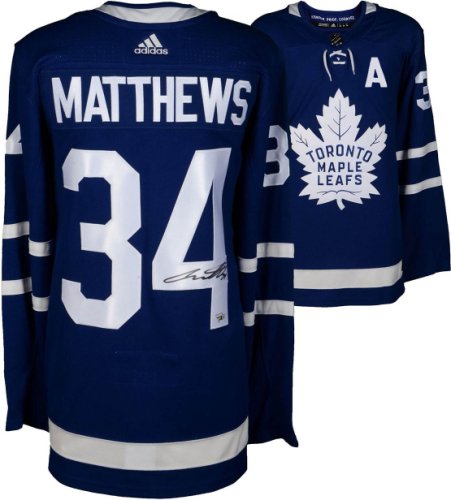 Auston Matthews Autographed Signed Toronto Maple Leafs Adidas Jersey