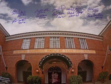Autographed Signed 16 X 20 Baseball Hall Of Fame Photo - Autographs 