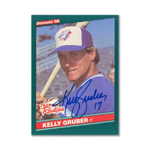 Autographed Signed 1986 Donruss #16 Kelly Gruber Rookie Card