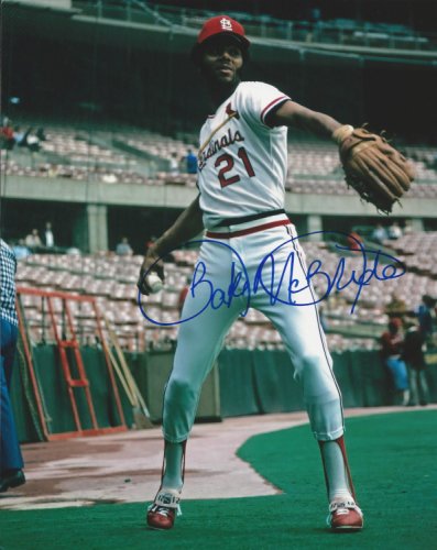 Lonnie Smith Signed Autographed 8x10 Photo St. Louis Cardinals SHIPPING IS  FREE