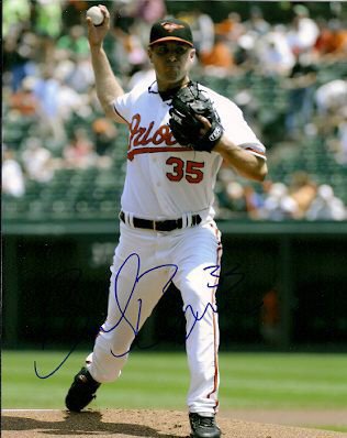 Autographed Signed Brad Bergensen 8X10 Baltimore Orioles Photo - Autographs 