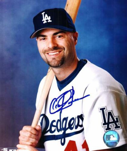Autographed Signed Chad Hermanson Los Angeles Dodgers Photo - Autographs 