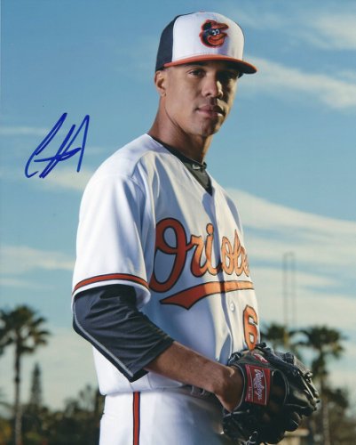 Autographed Signed Chris Lee 8X10 Baltimore Orioles Photo - Autographs 