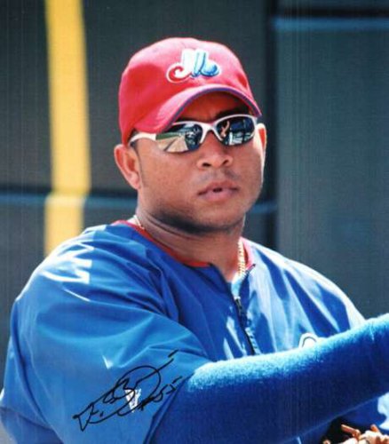 Autographed Signed Francis Beltran Montreal Expos Photo - Autographs 
