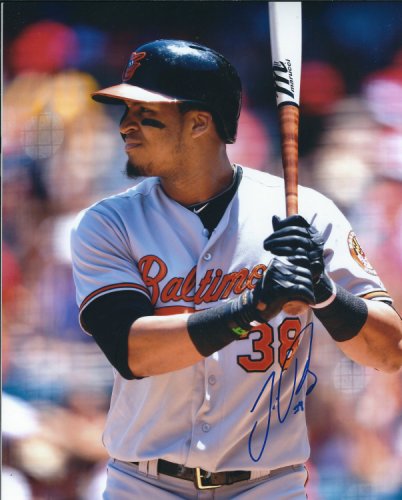 Autographed Signed Jimmy Parades 8X10 Baltimore Orioles Photo - Autographs 