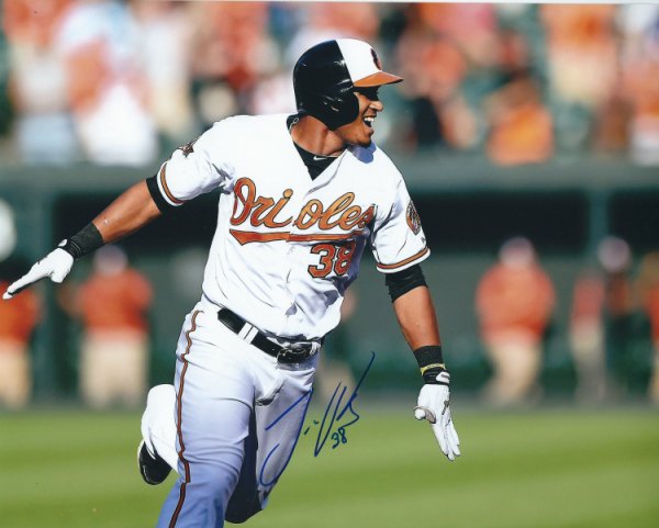Autographed Signed Jimmy Parades 8X10 Baltimore Orioles Photo - Autographs 