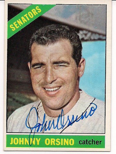 Autographed Signed Johnny Orsino 1966 Topps Card - Autographs
