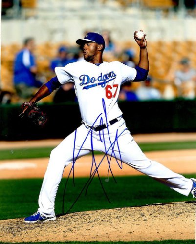 Autographed Signed Kelvin De La Cruz 8X10 Los Angeles Dodgers Photo - Autographs 