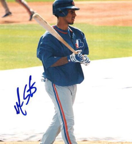 Autographed Signed Macier Izturis Montreal Expos Photo - Autographs