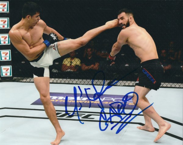 Autographed Signed Michel "El Capo" Quinones UFC & Mma 8X10 Photo With COA - Autographs 