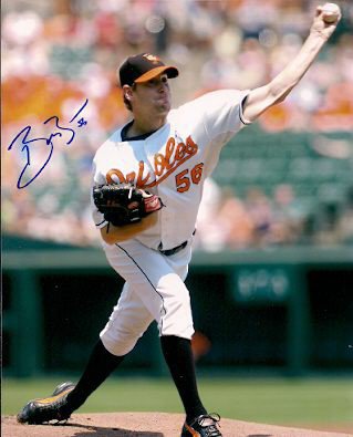 Autographed Signed Photo Brian Burress Baltimore Orioles - Autographs 