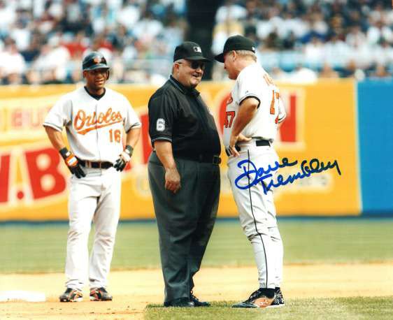 Autographed Signed Photo Dave Trembley Baltimore Orioles - Autographs 