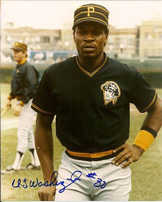 Autographed Signed Photo U. L. Washington - Pittsburgh Pirates - Autographs 