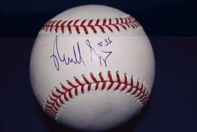 Autographed Signed Russell Springer Official Major League Baseball - Autographs