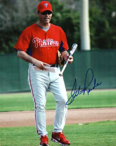 Autographed Signed Sal Rende Photo Philadelphia Phillies - Autographs