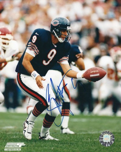 Autographed Signed Steve Mathews 8X10 Chicago Bears Photo - Autographs 