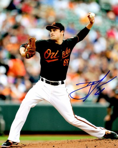 Autographed Signed T. J. Mcfarland 8X10 Baltimore Orioles Photo - Autographs 