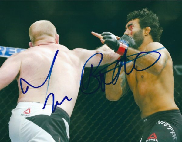 Autographed Signed Tim Boestch UFC & Mma 8X10 Photo With COA - Autographs 