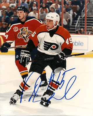 Autographed Signed Vinny Prospal Photo - Philadelphia Flyers - Autographs