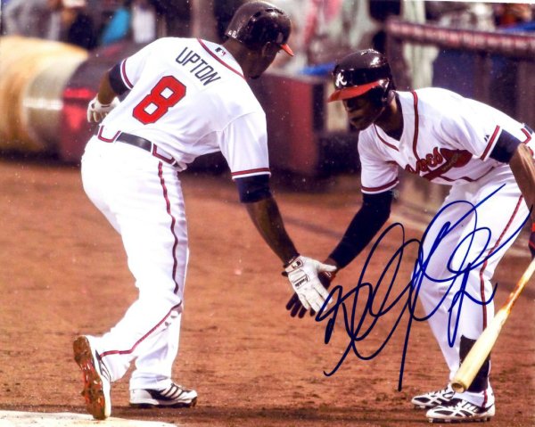 B.J. Upton Autographed Signed B.J. Upton 8X10 Atlanta Braves Photo - Autographs 
