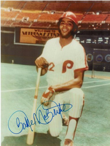 Bake McBride Signed Philadelphia Phillies Baseball Jersey (JSA)