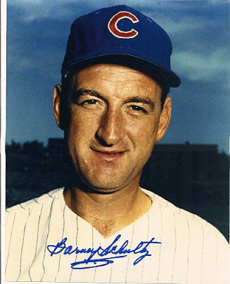 Barney Schultz Autographed Signed - Chicago Cubs Photo - Autographs