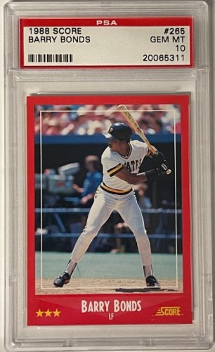 Barry Bonds Score 1991 MLB Card #330 Pittsburgh Pirates in 2023