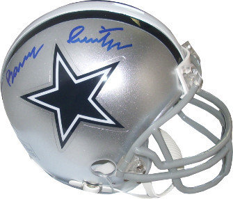 Barry Switzer Autographed Signed Dallas Cowboys Riddell Mini Helmet 