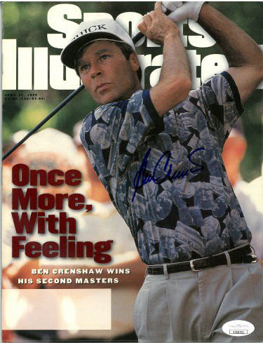 Ben Crenshaw Autographed Signed Sports Illustrated Full Magazine 4/17/1995- JSA #EE63331 (no label) 