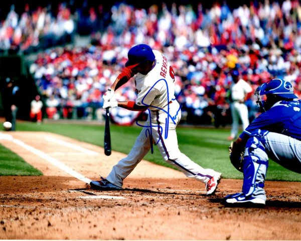 Ben Revere Autographed Signed 8X10 Philadelphia Phillies Photo - Autographs