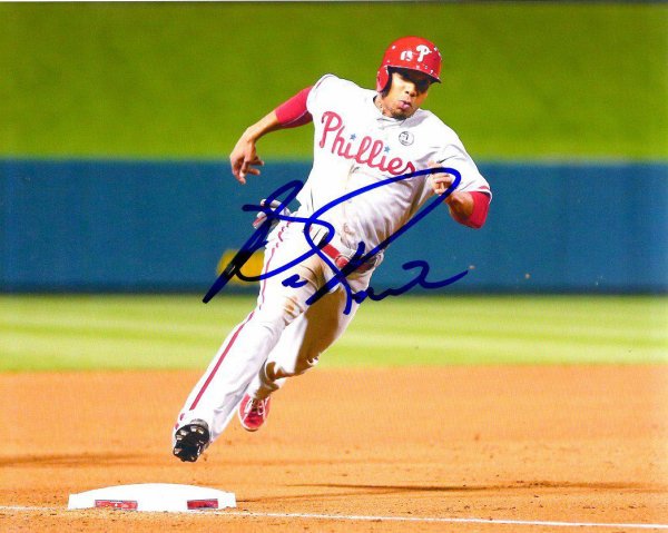 Ben Revere Autographed Signed 8X10 Philadelphia Phillies Photo - Autographs