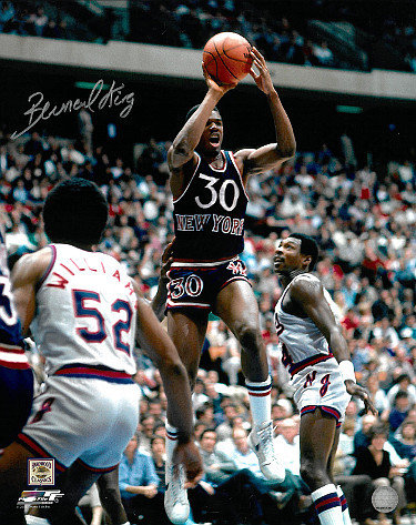 Bernard King Autographed Signed New York Knicks NBA 16x20 Photo - COA (4X All-Star/HOF/Tennessee Vols) 