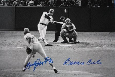 Bernie Carbo Autographed Signed & Rawly Eastwick 11 X 14 Photo - Autographs 