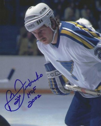 Bernie Federko Autographed Signed "HOF 2002" 8X10 St. Louis Blues Photo - Autographs