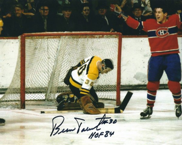 Bernie Parent Autographed Signed 8X10 Boston Bruins Photo - Autographs 