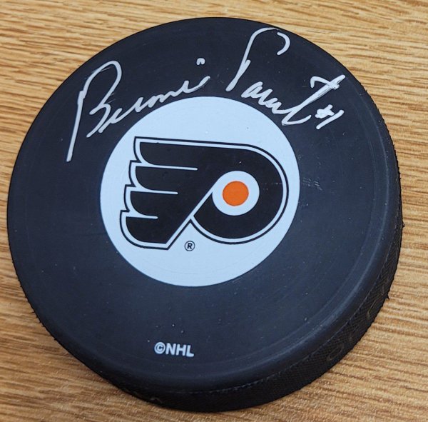 Bernie Parent Autographed Signed Philadelphia Flyers Puck - Autographs