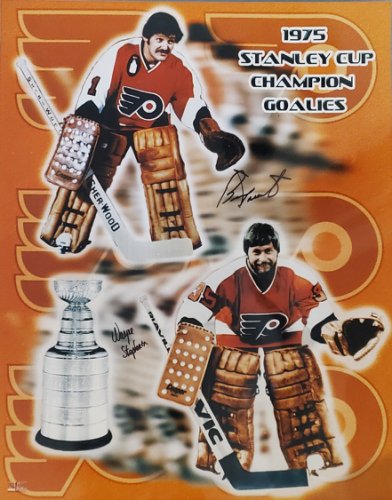 Bernie Parent Signed Hand Painted Mini Stanley Cup Philadelphia