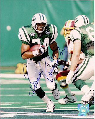 Bernie Parmalee Autographed Signed New York Jets Photo - Autographs