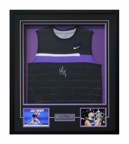 Bianca Andreescu Autographed Signed US Open Tennis 30x34 Tanktop Framed