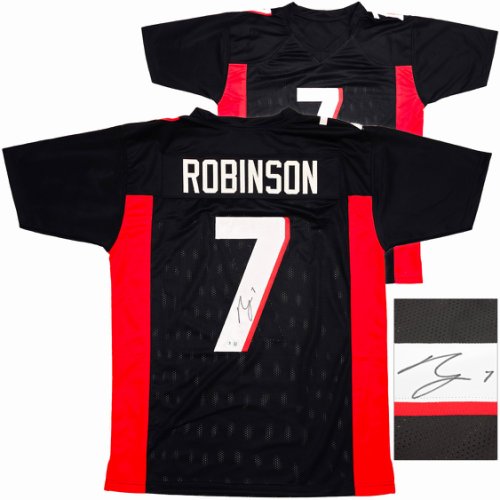 Bijan Robinson Signed Duke Football Proof COA Autographed Atlanta Falcons Texas Longhorns Bijan Robinson Signed Duke Football Proof COA Autographed Atlanta Falcons Texas Longhorns