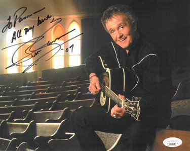 Bill Anderson Autographed Signed Country Music Hall of Fame 8x10 Photo- JSA #DD39347 To Pam All My Best (Whisperin') 