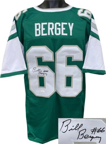 Bill Bergey Autographed Memorabilia  Signed Photo, Jersey, Collectibles &  Merchandise