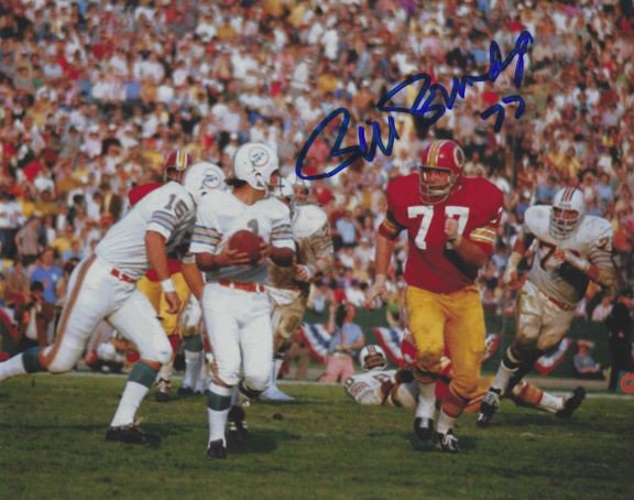 Bill Brundige Autographed Signed 8X10 Washington Redskins Photo - Autographs