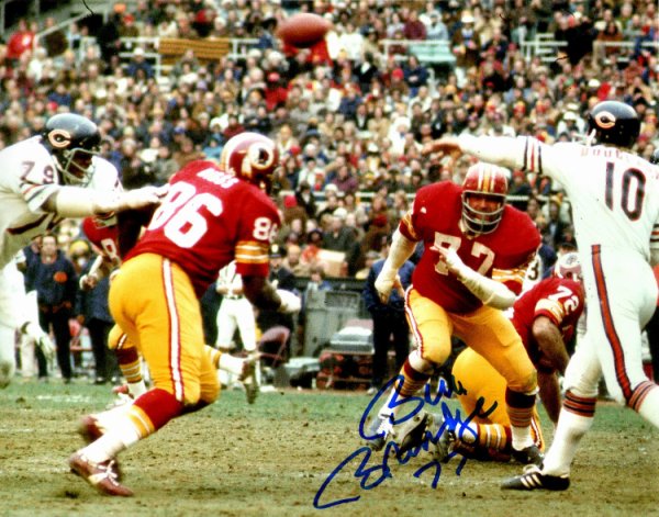 Bill Brundige Autographed Signed 8X10 Washington Redskins Photo - Autographs