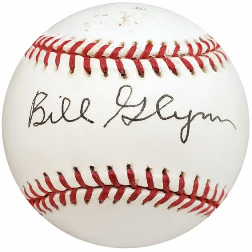 Bill Glynn Autographed Official Al Baseball Cleveland Indians Beckett Beckett