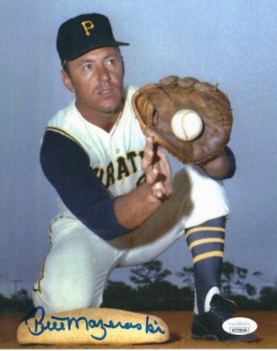 Bill Mazeroski Autographed Signed 8X10 Pittsburgh Pirates Photo JSA Witnessed - Autographs