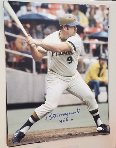 Bill Mazeroski Autographed Signed Pittsburgh Pirates 11X14 Photo JSA Witnessed - Autographs 