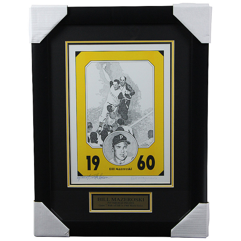Bill Mazeroski Pittsburgh Pirates 8x10 Sports Photo B B&W Unsigned - All  Sports Custom Framing